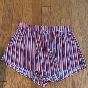 Elastic Band High Waist Shorts